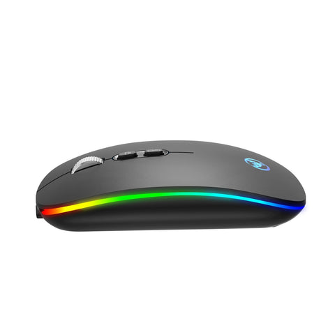HXSJ 2.4G Wireless Mouse Mute Office Mouse 3 Adjustable DPI Built-in 500mAh Rechargeable Lithium Battery Ergonomic Mice for PC Laptop