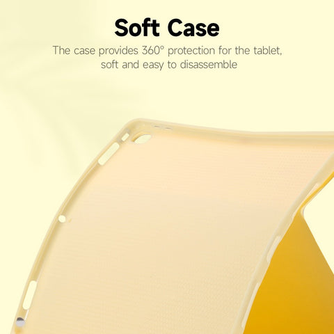 Detachable BT Keyboard Protective Case Slim and Portable Stable Support with Pen Slot Compatible with iPad mini6 Black