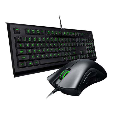 Razer Gaming Keyboard Mouse Combo Cynosa Pro 104 Keys Backlight Gaming Keyboard DeathAdder Essential 6400DPI Mouse Set Black