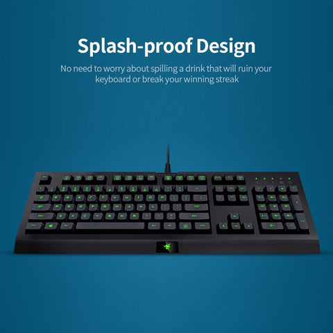 Razer Gaming Keyboard Mouse Combo Cynosa Pro 104 Keys Backlight Gaming Keyboard DeathAdder Essential 6400DPI Mouse Set Black