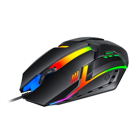 T-WOLF TF800 Four-piece Gaming Combo 104 Keys Keyboard 4-color Breathing Light Mouse 3.5mm Gaming Headset Anti-slip Mouse Pad