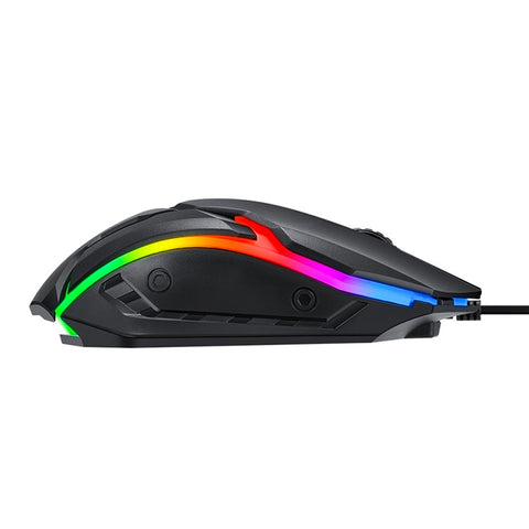 T-WOLF TF800 Four-piece Gaming Combo 104 Keys Keyboard 4-color Breathing Light Mouse 3.5mm Gaming Headset Anti-slip Mouse Pad