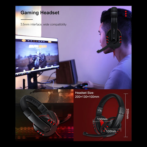 T-WOLF TF800 Four-piece Gaming Combo 104 Keys Keyboard 4-color Breathing Light Mouse 3.5mm Gaming Headset Anti-slip Mouse Pad