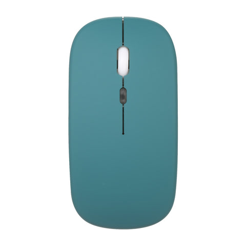 2.4G+BT3.0 Wireless Dual-mode Mouse Mute Office Mouse 3-gear Adjustable DPI Built-in Rechargeable Lithium Battery Light Pink