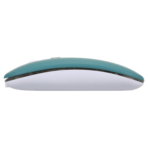 2.4G+BT3.0 Wireless Dual-mode Mouse Mute Office Mouse 3-gear Adjustable DPI Built-in Rechargeable Lithium Battery Light Pink