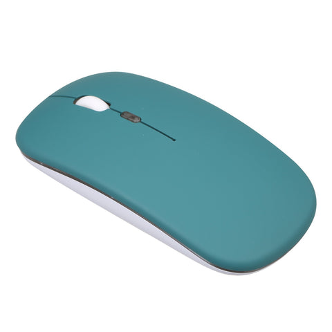 2.4G+BT3.0 Wireless Dual-mode Mouse Mute Office Mouse 3-gear Adjustable DPI Built-in Rechargeable Lithium Battery Light Pink