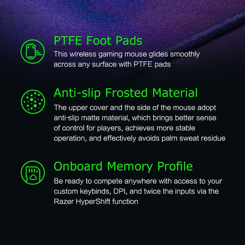 Razer DeathAdder V2 X HyperSpeed Dual-mode Wireless Gaming Mouse 5G Optical Sensor 14000DPI 7 Programmable Buttons
