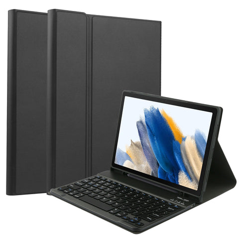 Detachable Tablet Protective Case with BT Keyboard Pen Slot Compatible with Samsung Galaxy Tab A8 10.5 inch SM-X200/SM-X205/SM-X207