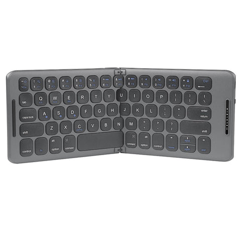 Portable Wireless BT Keyboard Folding Keyboard Comfortable Typing Feel Built-in Rechargeable Lithium Battery for Windows/Android/iOS