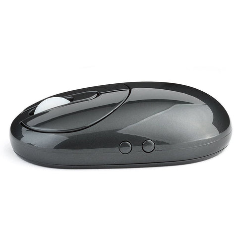 2.4G Wireless Rechargeable Mouse 3-gear Adjustable DPI Ergonomic Optical Mouse with 3-port USB Hub Charging Dock Black