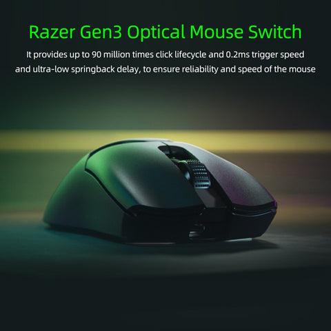 Razer Viper V2 Pro Lightweight Gaming Mouse with Focus Pro 30K Optical Sensor Support Wired/2.4G Wireless Connection Black