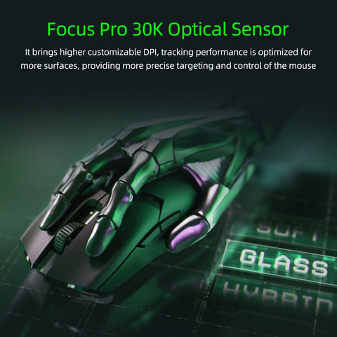 Razer Viper V2 Pro Lightweight Gaming Mouse with Focus Pro 30K Optical Sensor Support Wired/2.4G Wireless Connection Black