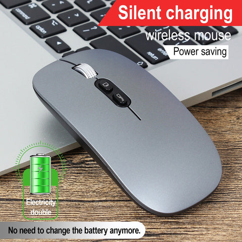 M103 2.4G+BT5.1 Wireless Dual-mode Mouse Ergonomic Office Mice 3-gear Adjustable DPI Built-in 500mAh Lithium Battery Black
