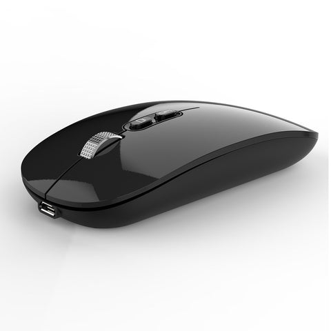 M103 2.4G+BT5.1 Wireless Dual-mode Mouse Ergonomic Office Mice 3-gear Adjustable DPI Built-in 500mAh Lithium Battery Black