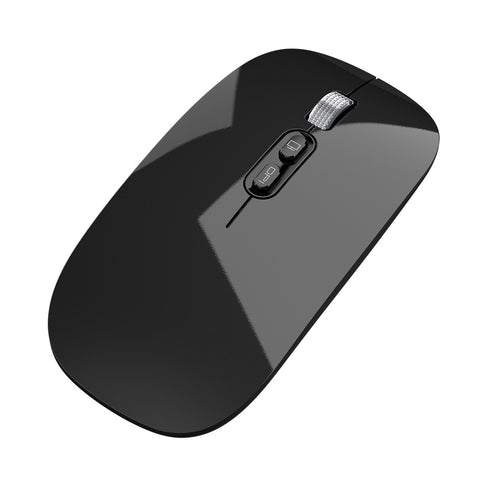 M103 2.4G+BT5.1 Wireless Dual-mode Mouse Ergonomic Office Mice 3-gear Adjustable DPI Built-in 500mAh Lithium Battery Black