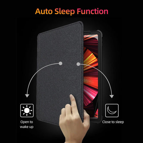 Detachable Tablet BT Keyboard Case with Touchpad Pen Slot Compatible with iPad 10.2'' 2019/2020/2021/iPad Pro 10.5''/iPad Air 3 10.5''