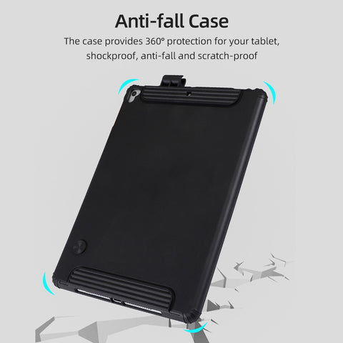 Detachable 360° Rotating Tablet Keyboard Case Colorful Backlight Effect Compatible with iPad Air2/iPad Pro 9.7/iPad 9.7(2017/2018)