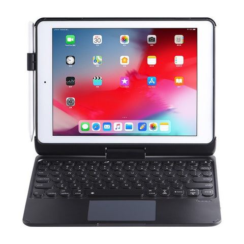 Detachable 360° Rotating Tablet Keyboard Case Colorful Backlight Effect Compatible with iPad Air2/iPad Pro 9.7/iPad 9.7(2017/2018)