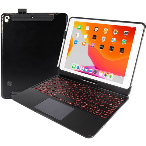 Detachable 360° Rotating Tablet Keyboard Case Colorful Backlight Effect Compatible with iPad Air2/iPad Pro 9.7/iPad 9.7(2017/2018)