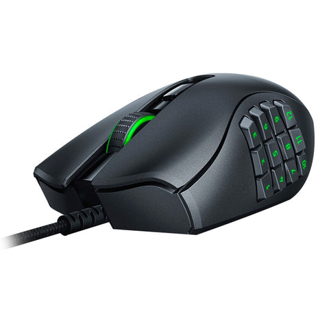 Razer Naga X MMO Wired RGB Gaming Mouse Lightweight Mouse with 2nd-gen Razer Optical Mouse Switch 16 Programmable Buttons