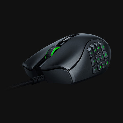 Razer Naga X MMO Wired RGB Gaming Mouse Lightweight Mouse with 2nd-gen Razer Optical Mouse Switch 16 Programmable Buttons