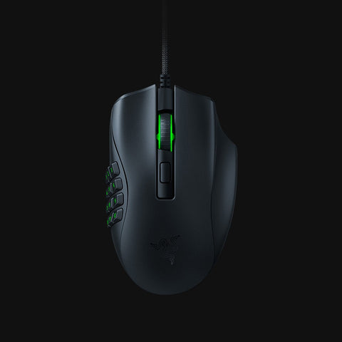Razer Naga X MMO Wired RGB Gaming Mouse Lightweight Mouse with 2nd-gen Razer Optical Mouse Switch 16 Programmable Buttons