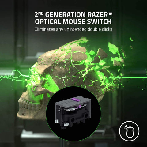 Razer DeathAdder V2 Pro Wireless Mouse with Razer HyperSpeed Wireless Technology 2nd Gen Razer Optical Mouse Switch 20000DPI