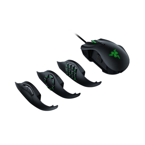 Razer Naga Trinity Gaming Mouse Wired Mice 16,000 DPI Optical Sensor Chroma RGB Lighting Replaceable Side Plate 2/7/12 Button Configurations Mechanical Switches
