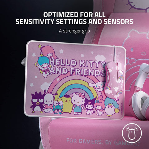 Razer Hello Kitty Limited Computer Game Office Pink Purgatory Viper Mouse Pad Set Hello Kitty Limited Mouse + Mouse Pad Set