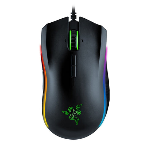 Razer Mamba Elite Wired Gaming Mouse Chroma Lighting 16000 DPI 5G Optical Sensor 9 Programmable Buttons Ergonomic Design