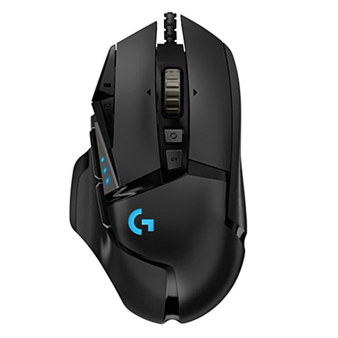 Logitech G502 HERO Wired Gaming Mouse with Adjustable Weights 25K HERO Sensor 25600DPI RGB 11 Programmable Keys Backlight Dual Mode Scroll Wheel
