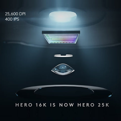 Logitech G502 HERO Wired Gaming Mouse with Adjustable Weights 25K HERO Sensor 25600DPI RGB 11 Programmable Keys Backlight Dual Mode Scroll Wheel