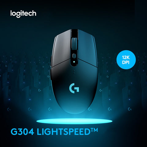 Logitech G304 LIGHTSPEED Wireless Gaming Mouse 12000DPI with 6 Programmable Keys for Computer PC Laptop