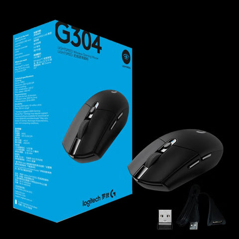 Logitech G304 LIGHTSPEED Wireless Gaming Mouse 12000DPI with 6 Programmable Keys for Computer PC Laptop