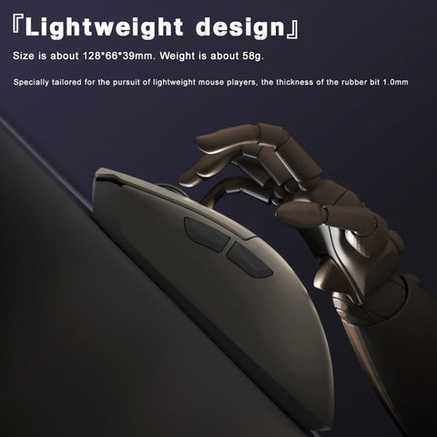 Motospeed Darmoshark 2.4G Wireless  Mouse BT5.0 Slim Rechargeable Mouse 4800 DPI
