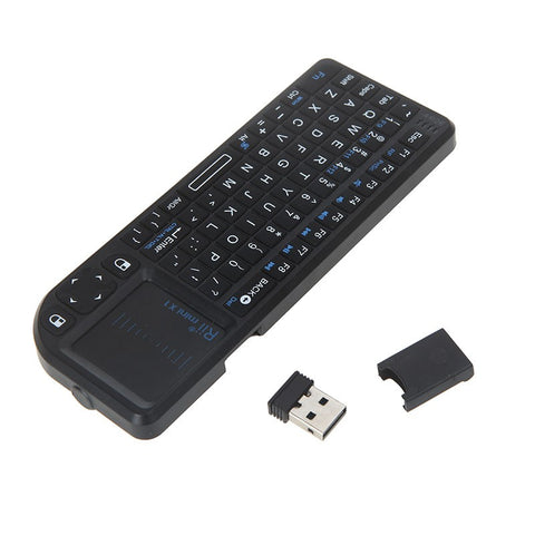 Rii mini X1 Handheld 2.4G Wireless Air Mouse Touchpad gaming keyboard for Phone Android TV Box PC Notebook