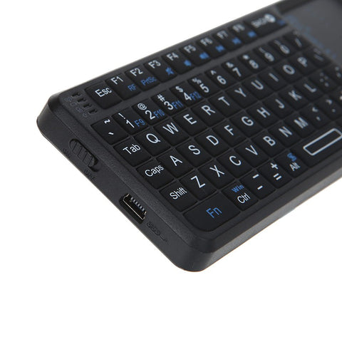 Rii mini X1 Handheld 2.4G Wireless Air Mouse Touchpad gaming keyboard for Phone Android TV Box PC Notebook