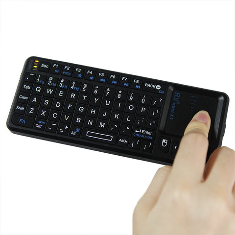 Rii mini X1 Handheld 2.4G Wireless Air Mouse Touchpad gaming keyboard for Phone Android TV Box PC Notebook
