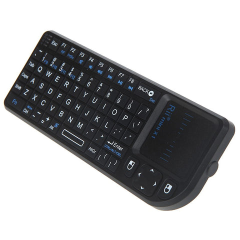 Rii mini X1 Handheld 2.4G Wireless Air Mouse Touchpad gaming keyboard for Phone Android TV Box PC Notebook