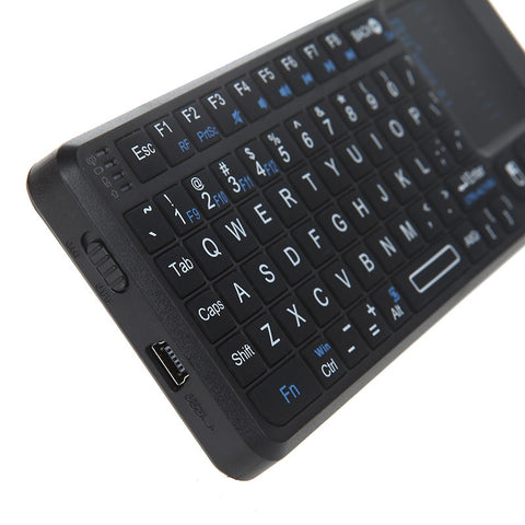 Rii mini X1 Handheld 2.4G Wireless Air Mouse Touchpad gaming keyboard for Phone Android TV Box PC Notebook