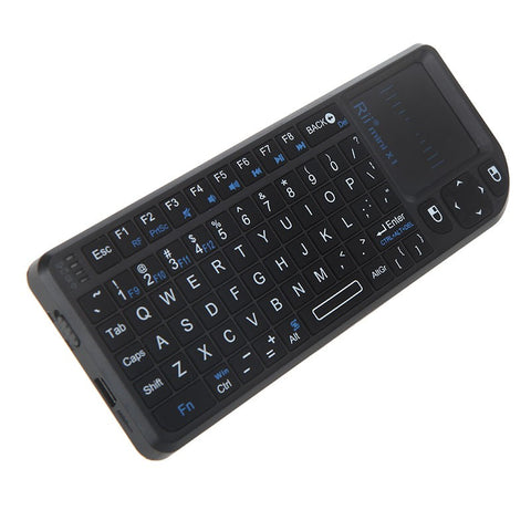 Rii mini X1 Handheld 2.4G Wireless Air Mouse Touchpad gaming keyboard for Phone Android TV Box PC Notebook