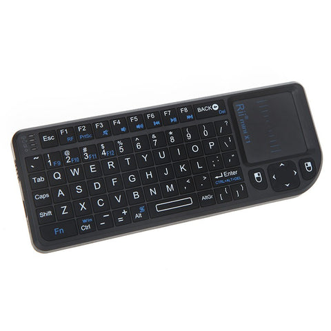 Rii mini X1 Handheld 2.4G Wireless Air Mouse Touchpad gaming keyboard for Phone Android TV Box PC Notebook