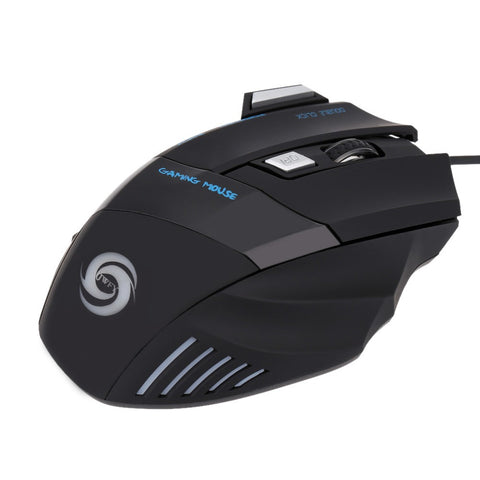 3200 DPI 7 Button 7D LED Optical USB Wired Gaming Mouse