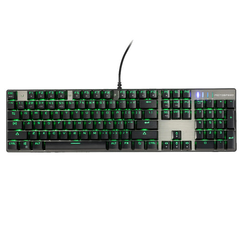 MOTOSPEED Inflictor CK104 Blue Switches Tactile Mechanical Esport Gaming Game Keyboard Wired USB Ergonomic Colorful Customized LED RGB Backlit with 104 Keys