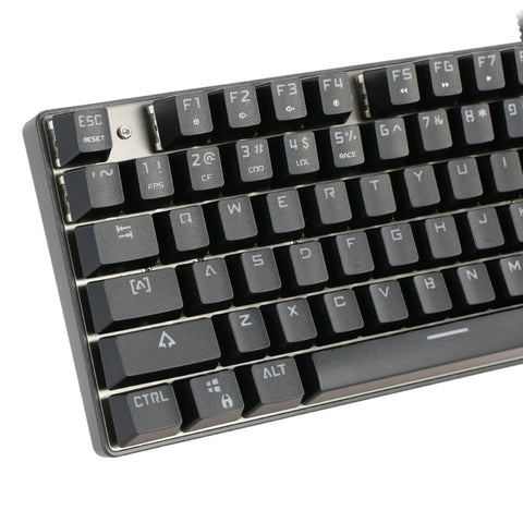 MOTOSPEED Inflictor CK104 Blue Switches Tactile Mechanical Esport Gaming Game Keyboard Wired USB Ergonomic Colorful Customized LED RGB Backlit with 104 Keys