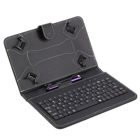 Folding Foldable Folio Magnetic PU Leather Case Cover Stand Holder without Keyboard Stylus Pen for Android 7/8 Inch Tablet