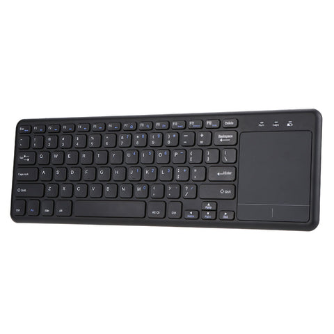 2.4G Wireless Touchpad Keyboard Multi-touch Ultra-slim with USB Receiver for Android Smart TV Computers Ladtops Desktops