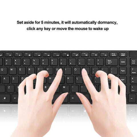 HK-06 2.4G Wireless Keyboard and Mouse Combo