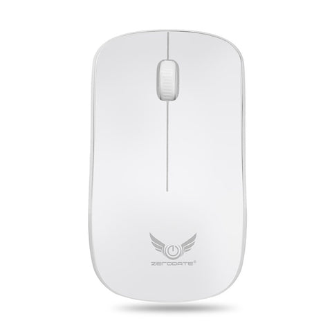ZERODATE T16 2.4G 1600 DPI Wireless Portable Mobile Mouse 3-Button USB Optical Mouse with USB Receiver High-definition Optical Sensor for PC Laptop Tablet Computer Black