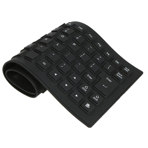 85 Keys Flexible Keyboard USB Interface Foldable and Portable Dustproof Waterproof Quiet